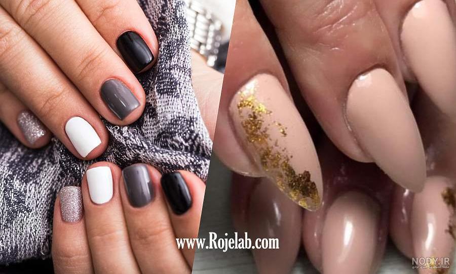 مدل ناخن کوتاه لاک ژل