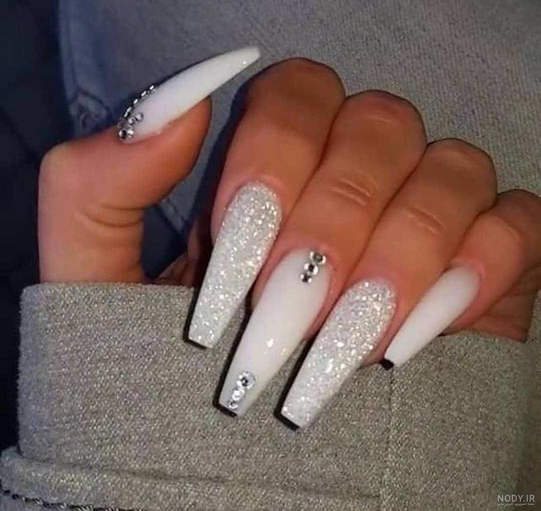 فرنچ ناخن مربعی