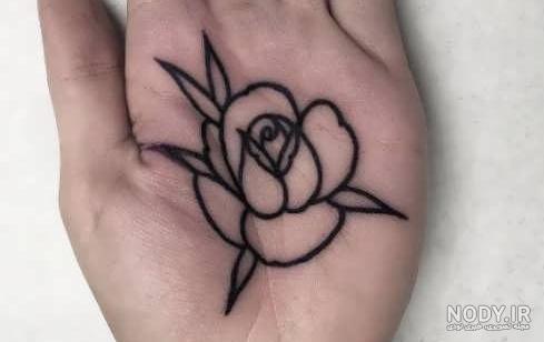 مدل تاتو ساده روی پا مدل تاتو ساده روی پا