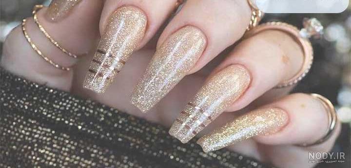 مدل ناخن بلند تیز