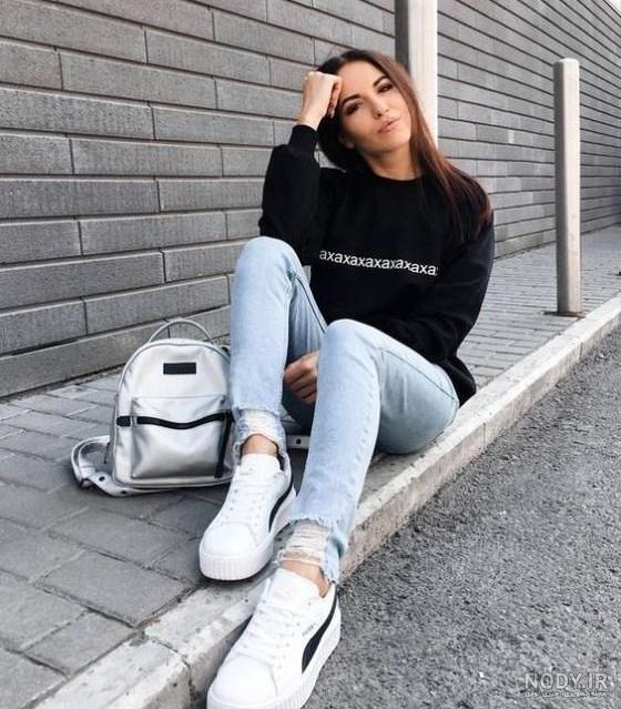 ژست عکس گرفتن دخترانه برای پروفایل