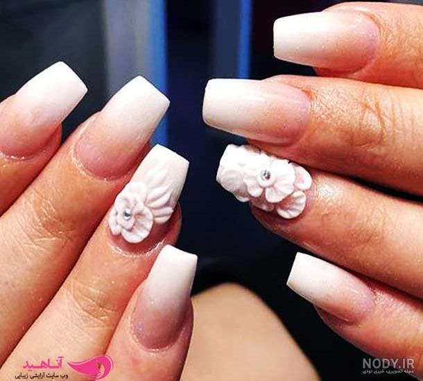 طراحی ناخن امبره مشکی طراحی ناخن امبره مشکی