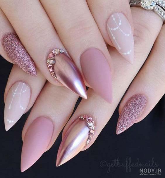 طراحی ناخن دخترانه جدید طراحی ناخن دخترانه جدید