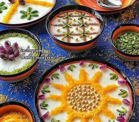 عکس تزیین سفره افطاری ساده