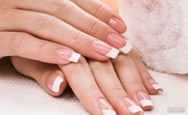 عکس مدل ناخن فرنچ دخترانه عکس مدل ناخن فرنچ دخترانه
