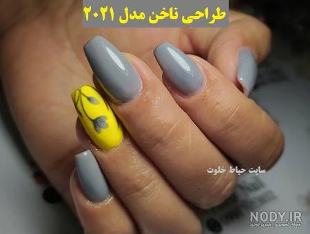 مدل ناخن هفت رنگ مدل ناخن هفت رنگ