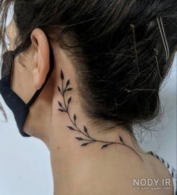 گل رز طرح تاتو گل
