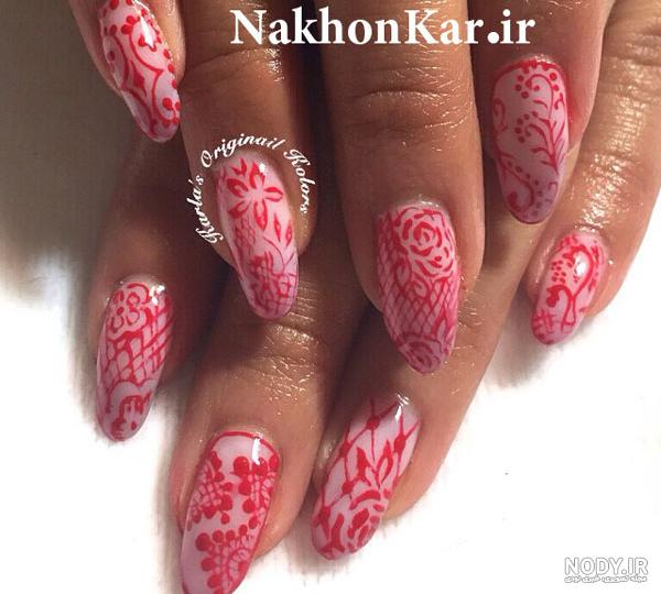 انواع مدل طراحی ناخن عروس