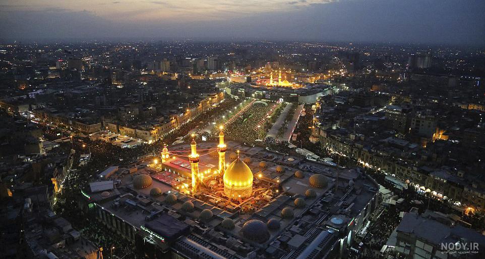 عکس بین الحرمین با متن زیبا