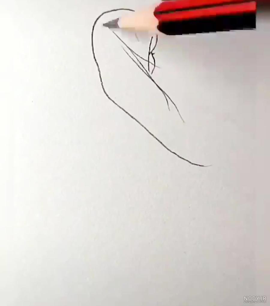 فانتزی نقاشی ساده دخترانه،