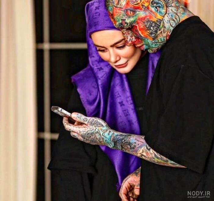 سحر قریشی و مهدی طارمی در تخت خواب
