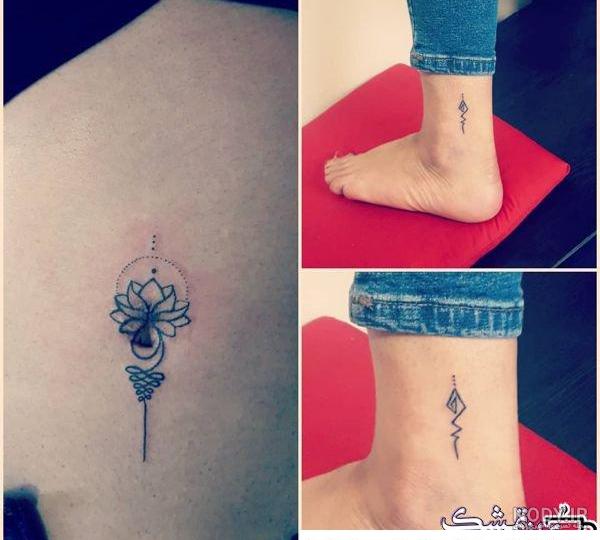 طرح تاتو برای مچ پا پسرانه