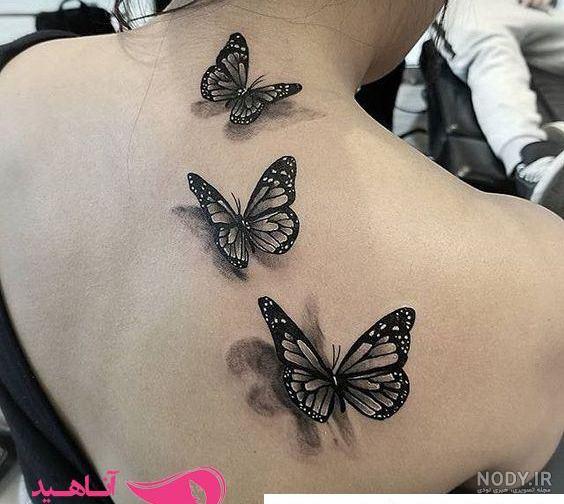 طرح سه بعدی تاتو روی دست