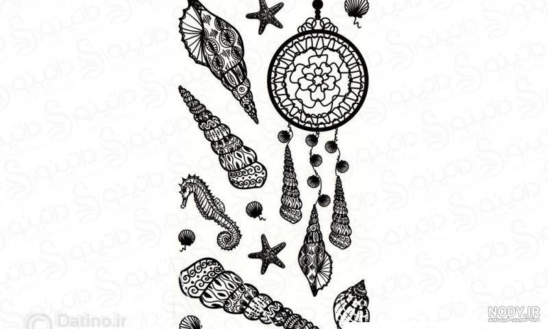 طرح تاتو اسم صدف طرح تاتو اسم صدف