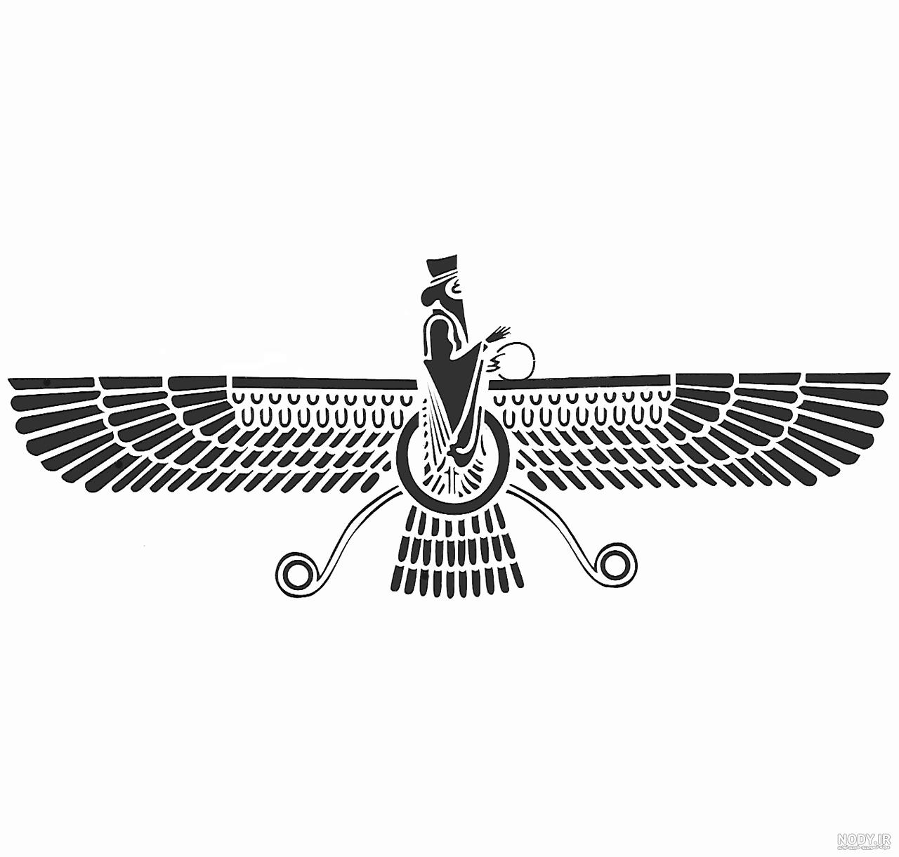 طرح تاتو اهورامزدا