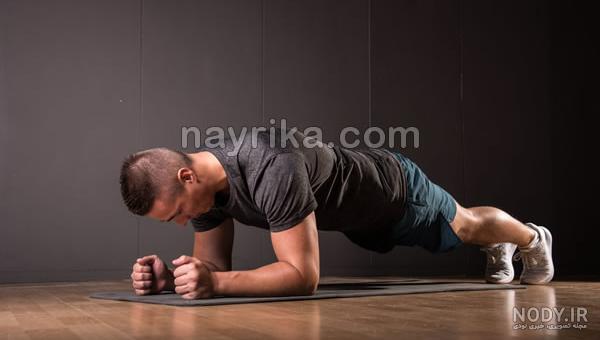 عکسهای ورزش شکم و پهلو
