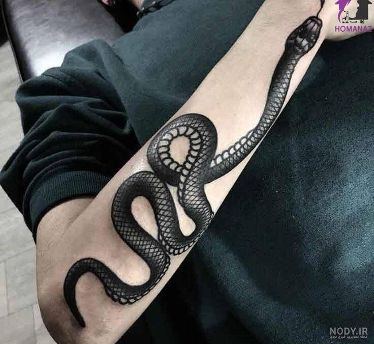 خالکوبی مار ساده