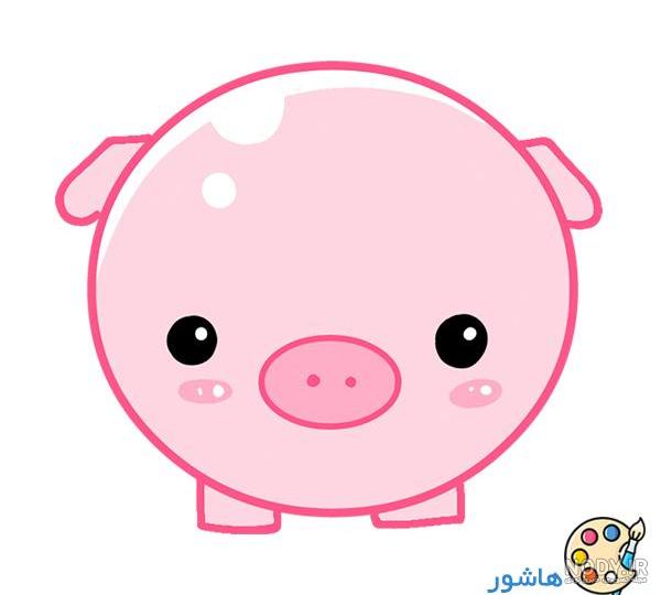 عکس نقاشی ساده خوک عکس نقاشی ساده خوک