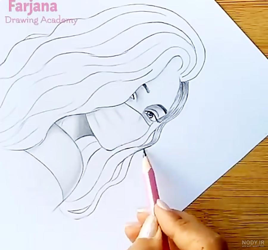 نقاشی دختر ساده و اسان آپارات نقاشی دختر ساده و اسان آپارات