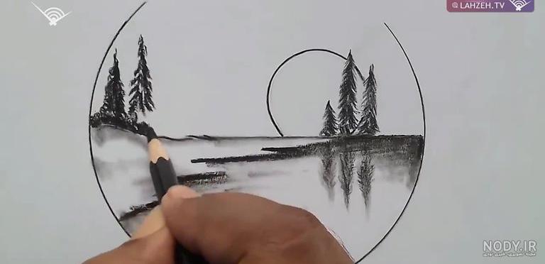 نقاشی فانتزی ساده با مداد