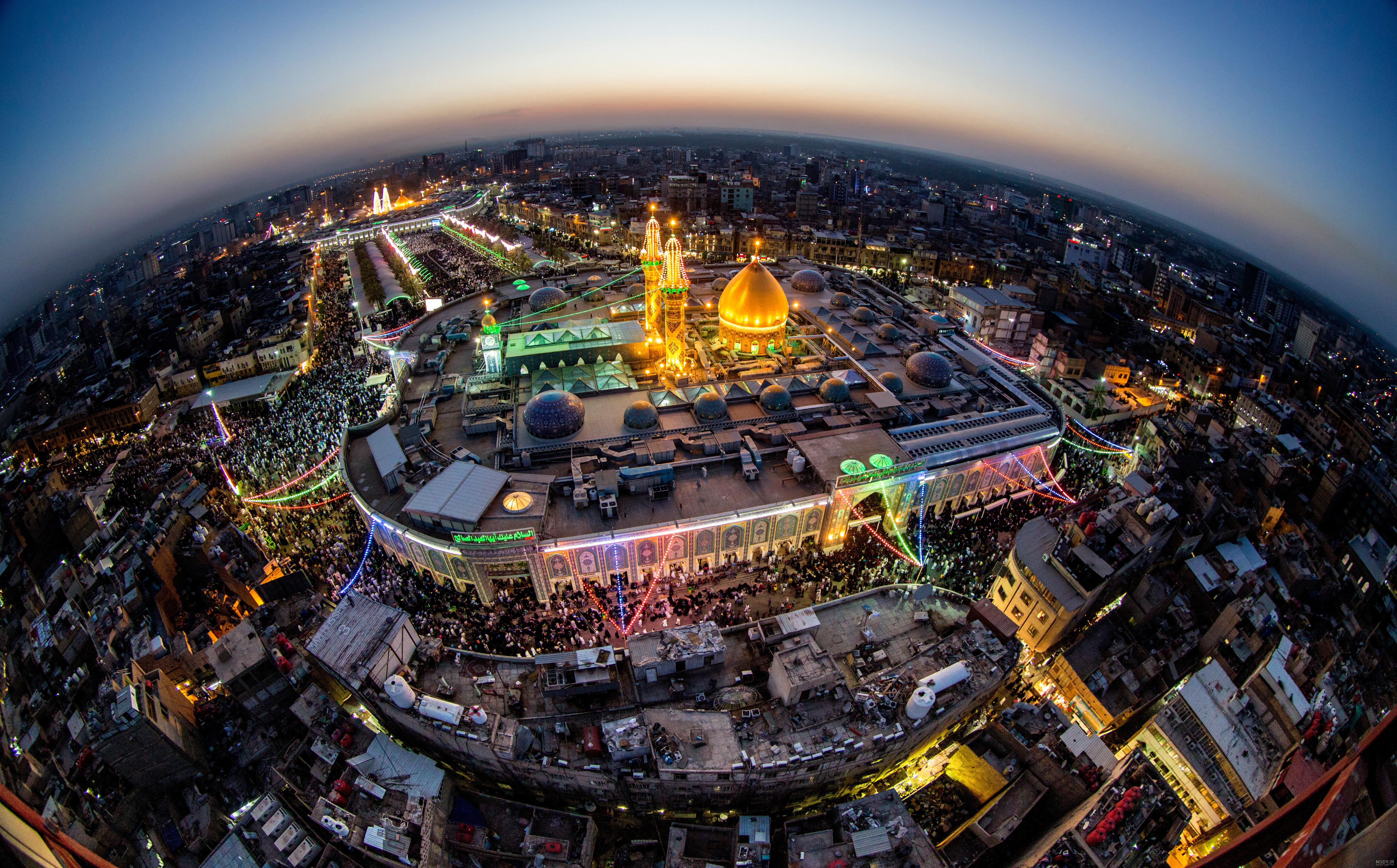 بین الحرمین عکس حرم امام حسین و حضرت عباس