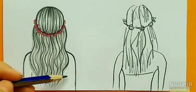 نقاشی دخترانه زیبا