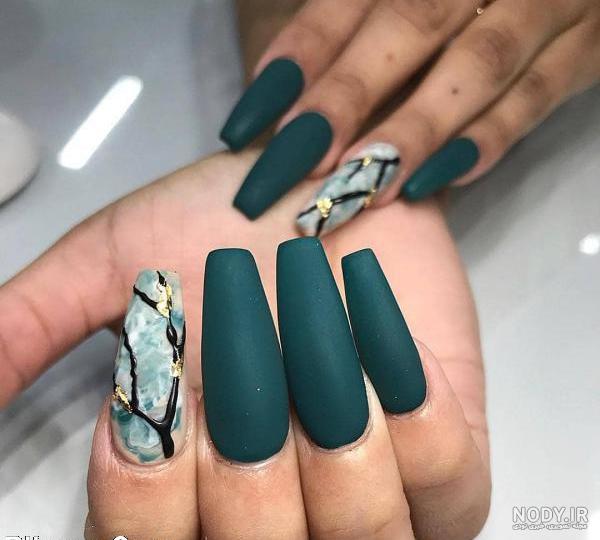 طرح ناخن خفن گنگ بلند