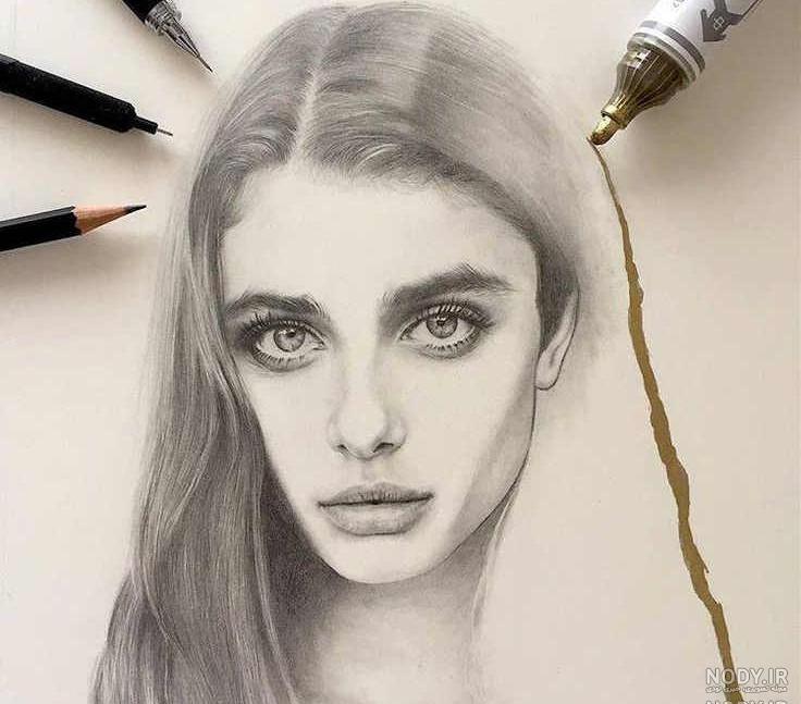 عکس دخترانه طراحی برای پروفایل