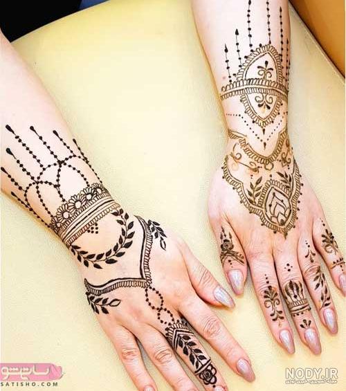 مدل تاتو حنا زنانه