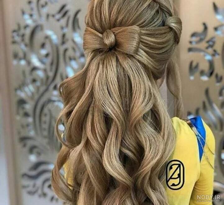 عکس مدل شینیون مو بلند