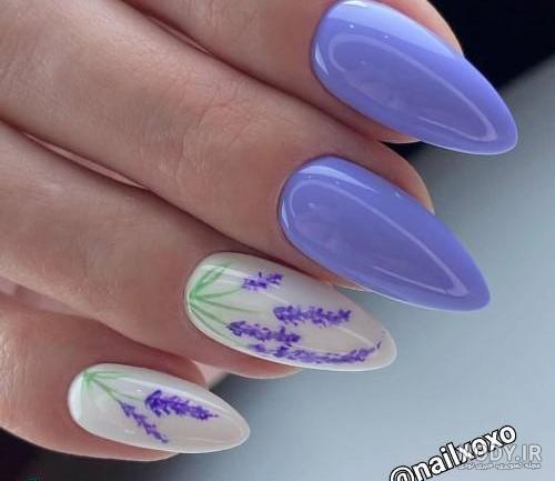 طرح ناخن دخترانه شیک ساده