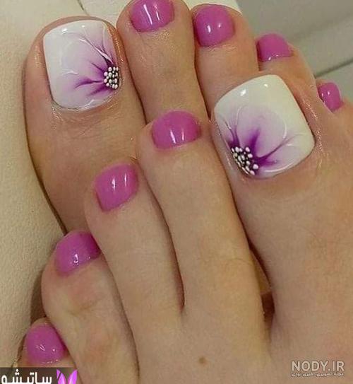 طرح ناخن پاییزی مینیمال
