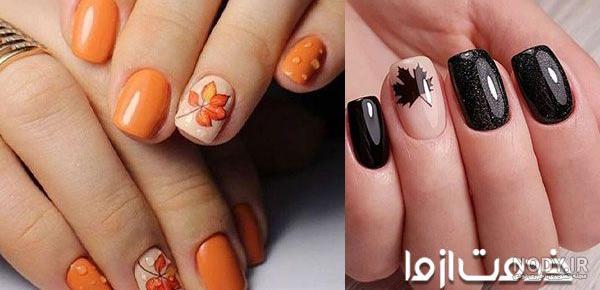 مدل ژلیش ناخن طبیعی کوتاه