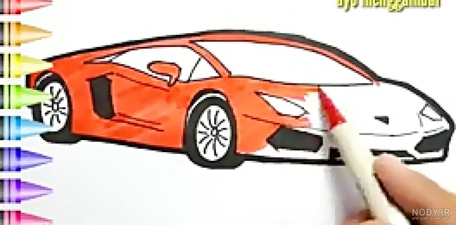 نقاشی لامبورگینی اونتادور