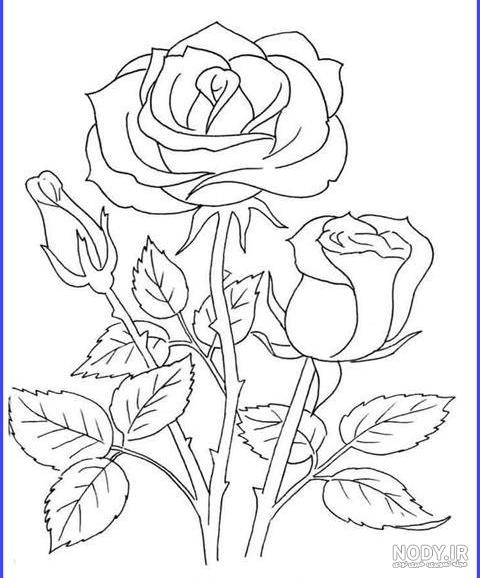 نقاشی گل زیبا کودکانه نقاشی گل زیبا کودکانه