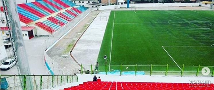 ورزشگاه در حال ساخت قائمشهر