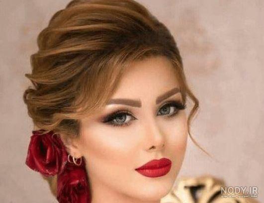 عکس شینیون موی کوتاه دخترانه جدید
