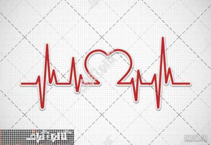 عکس ضربان قلب مشکی