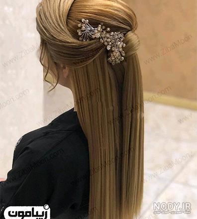 عکس مدل شینیون مو جدید دخترانه