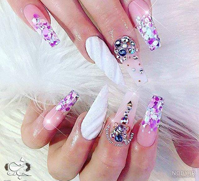 مدل ناخن ژورنالی
