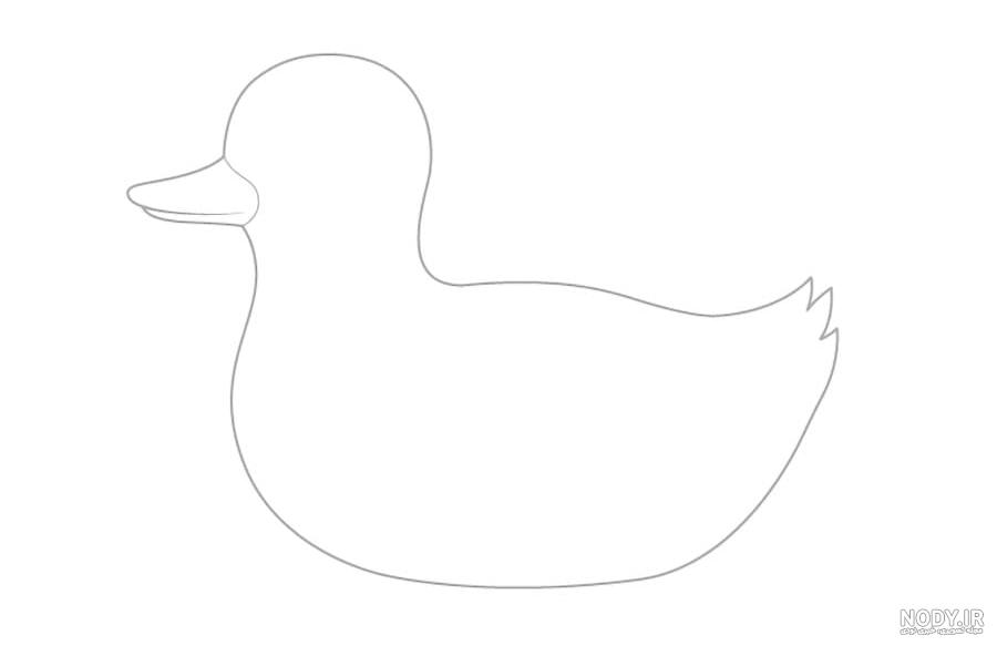 نقاشی اردک در آب نقاشی اردک در آب