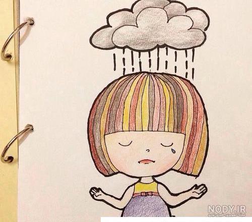 نقاشی روی صورت کودکانه دخترانه