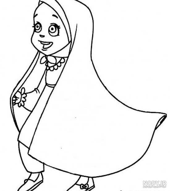 نقاشی خیلی ساده حجاب نقاشی خیلی ساده حجاب