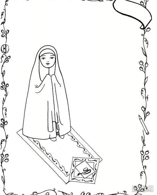 نقاشی ساده حجابی نقاشی ساده حجابی