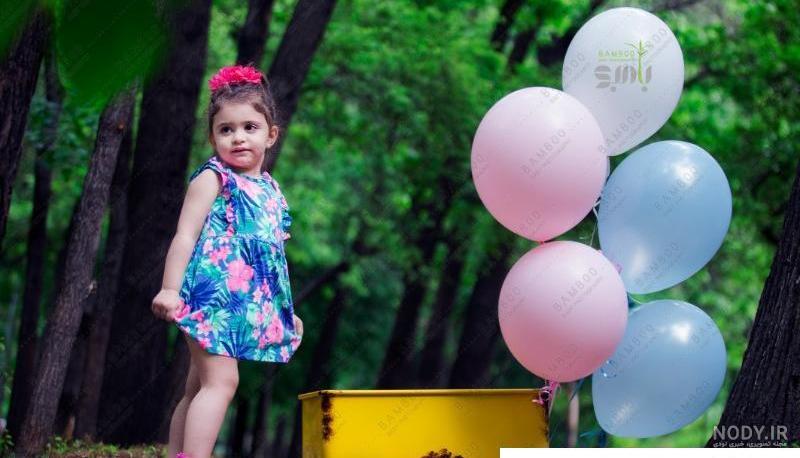 ژست عکس تولد بچه گانه ژست عکس تولد بچه گانه