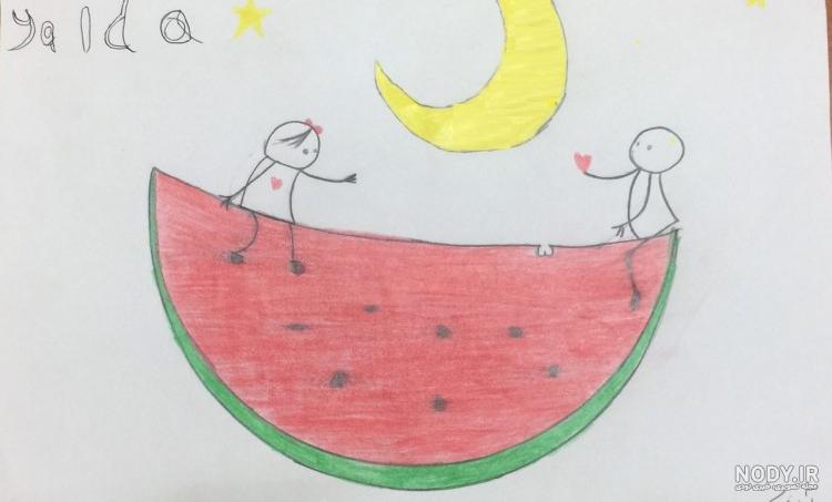  عکس نقاشی برای شب چل