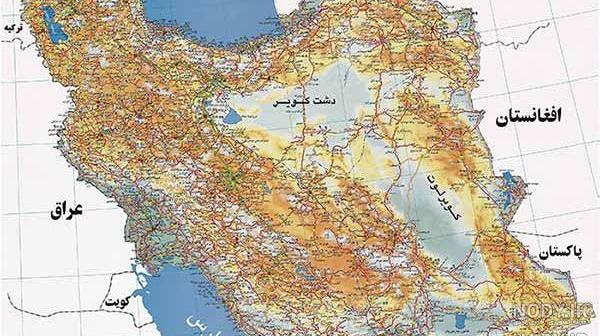 تصویر زنده نقشه ایران تصویر زنده نقشه ایران
