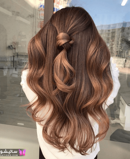 عکس رنگ مو هایلایت