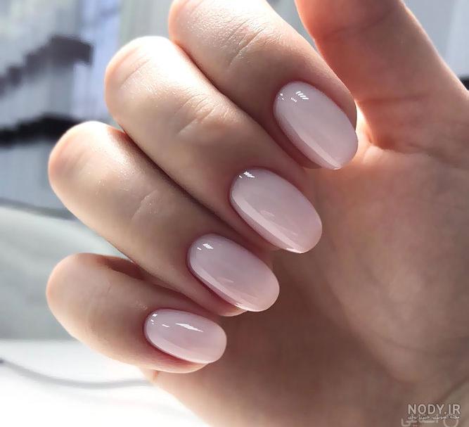 مدل ژلیش ناخن طبیعی کوتاه مدل ژلیش ناخن طبیعی کوتاه