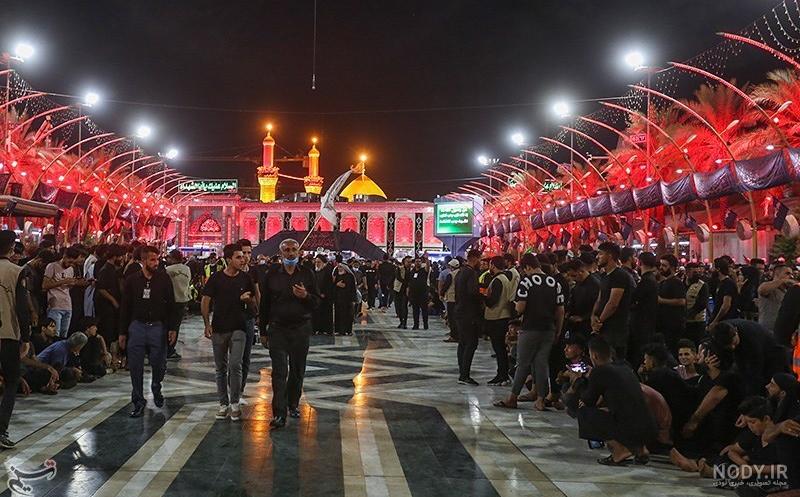 تصاویر بین الحرمین کربلا اربعین